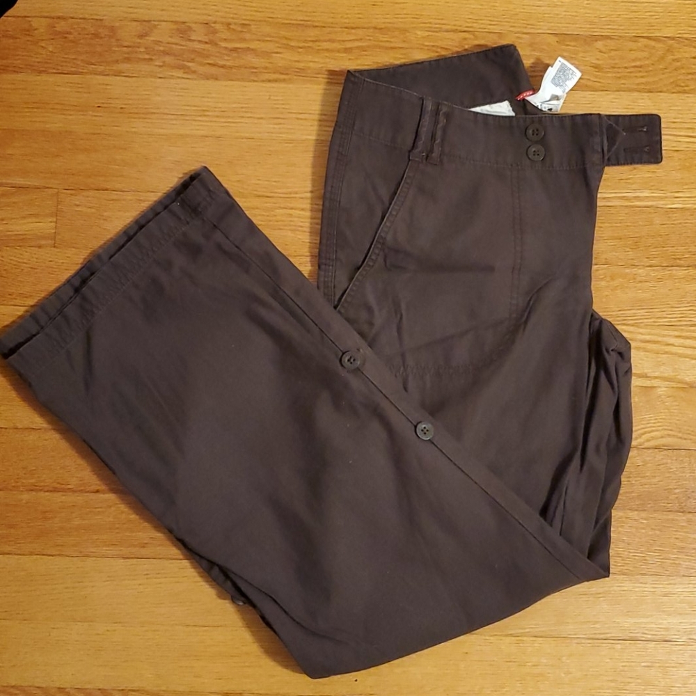 North face brown pants - almost new condition!